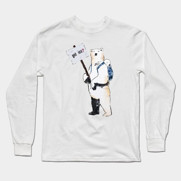 Got Ice? Long Sleeve T-Shirt by PandaSex